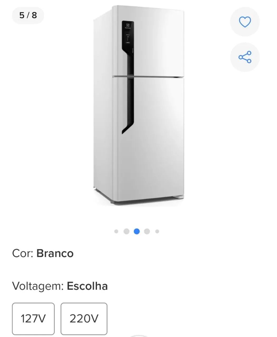 Geladeira Eletrolux Frost Free top freezer 2 portas tf55 431 L - Foto 5