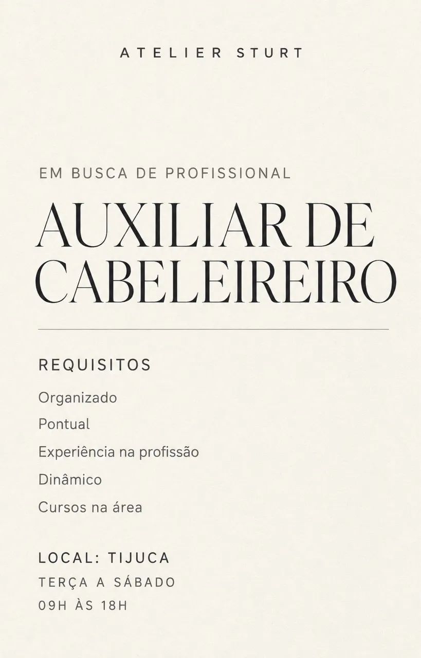 Vaga de Emprego 