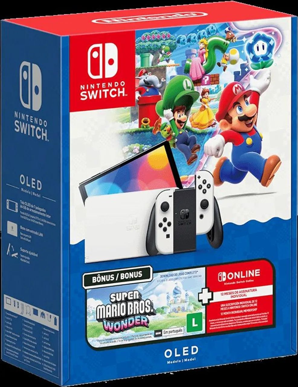 Nintendo Switch O-Led Com Zelda 