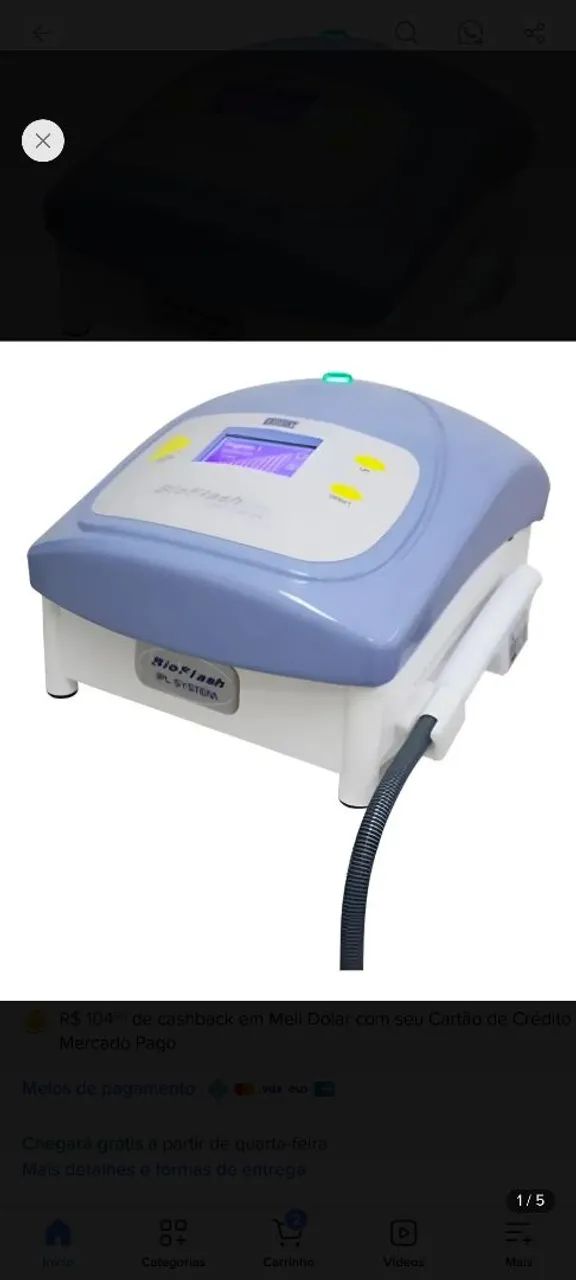 Luz intensa pulsada bioflash