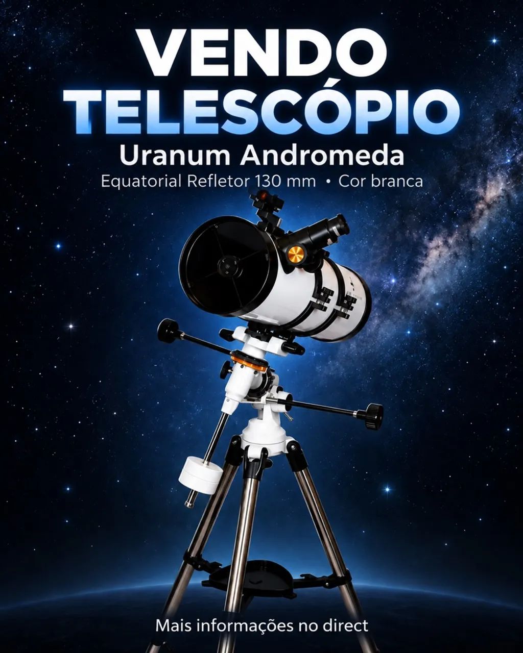 Telescópio Uranum Andrômeda - Foto 2