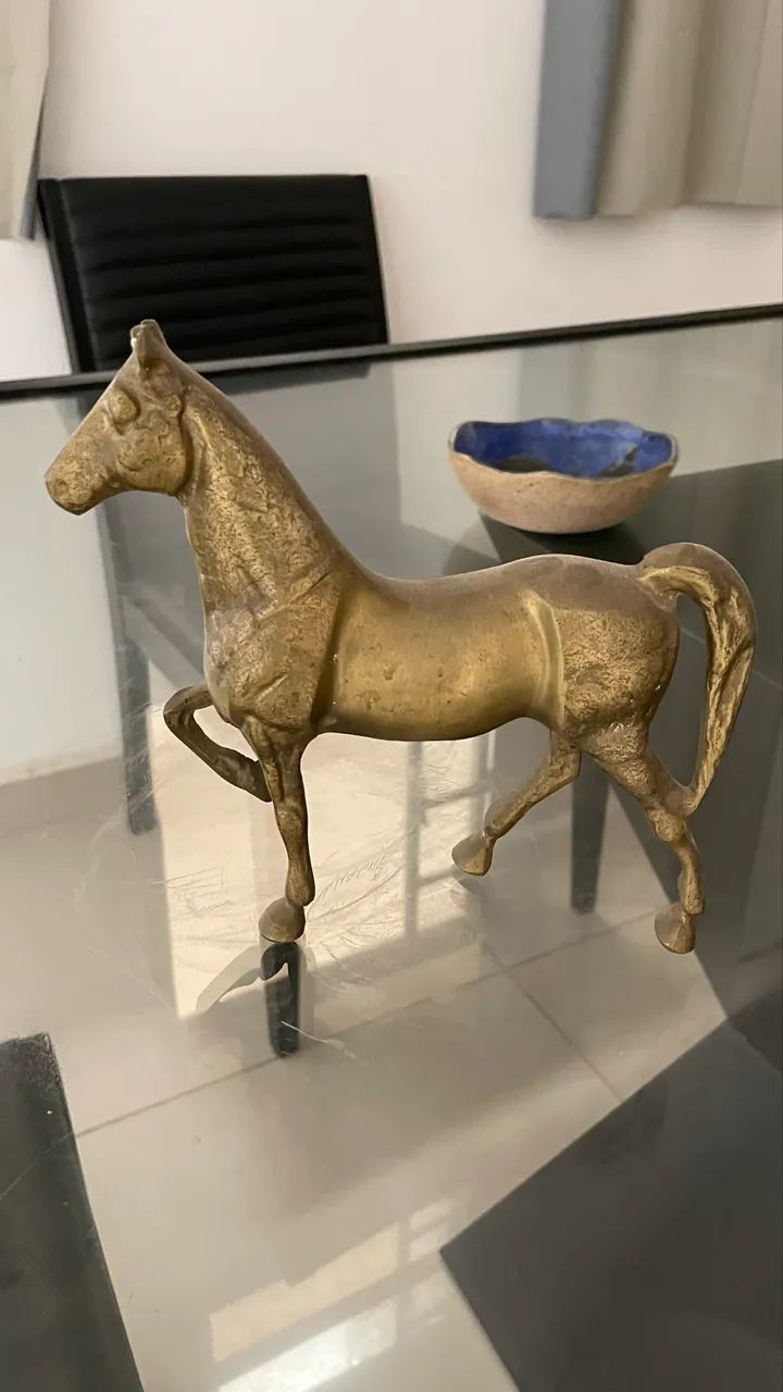 Cavalo de Bronze Artesanal  - Foto 2