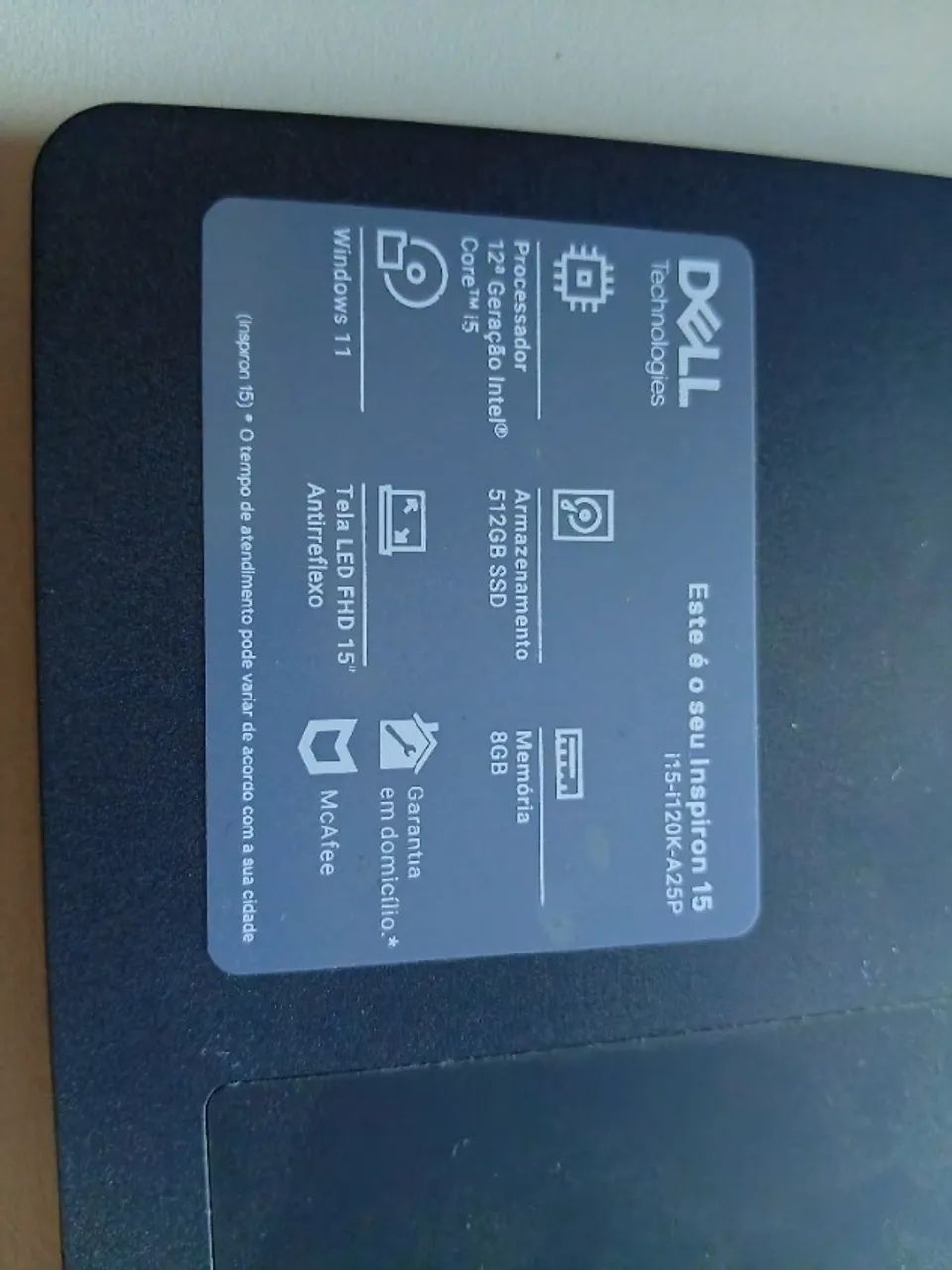 Notebook Dell inspiron 15 512gb  - Foto 4