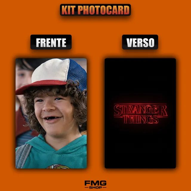 PHOTOCARDS DUSTIN HENDERSON STRANGER THINGS 8 UNIDADES + BRINDE - Foto 2
