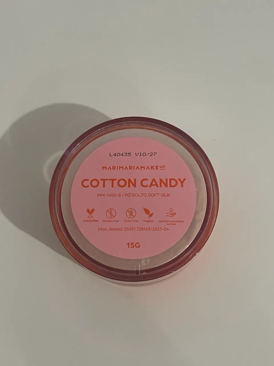 [NUNCA USADO] PÓ SOLTO MARI MARIA COR cotton candy 
