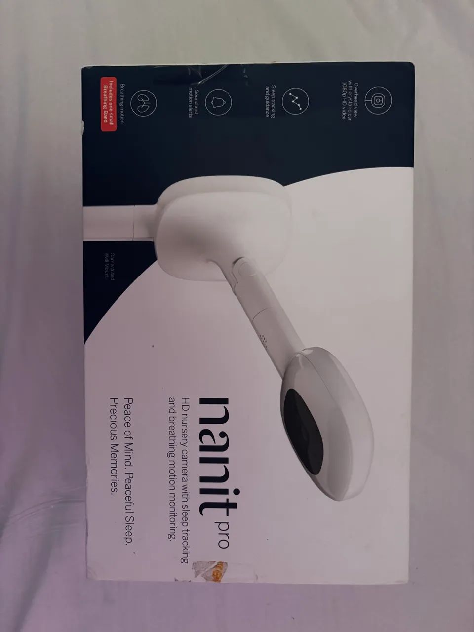 Babá eletrônica Nanit pro com suporte e 02 faixas 