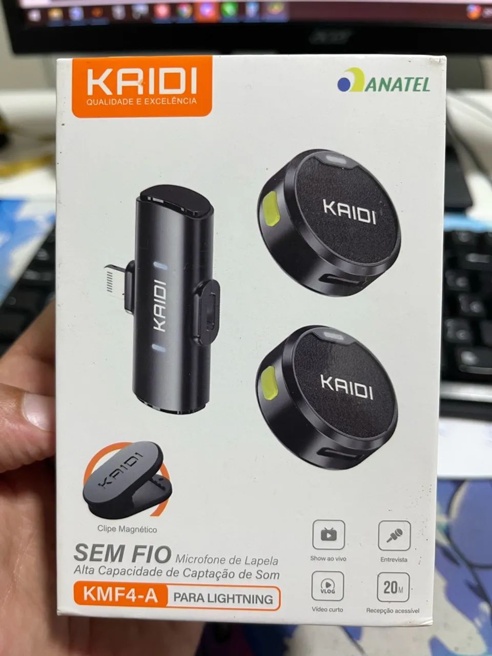 MICROFONE LAPELA KAIDI