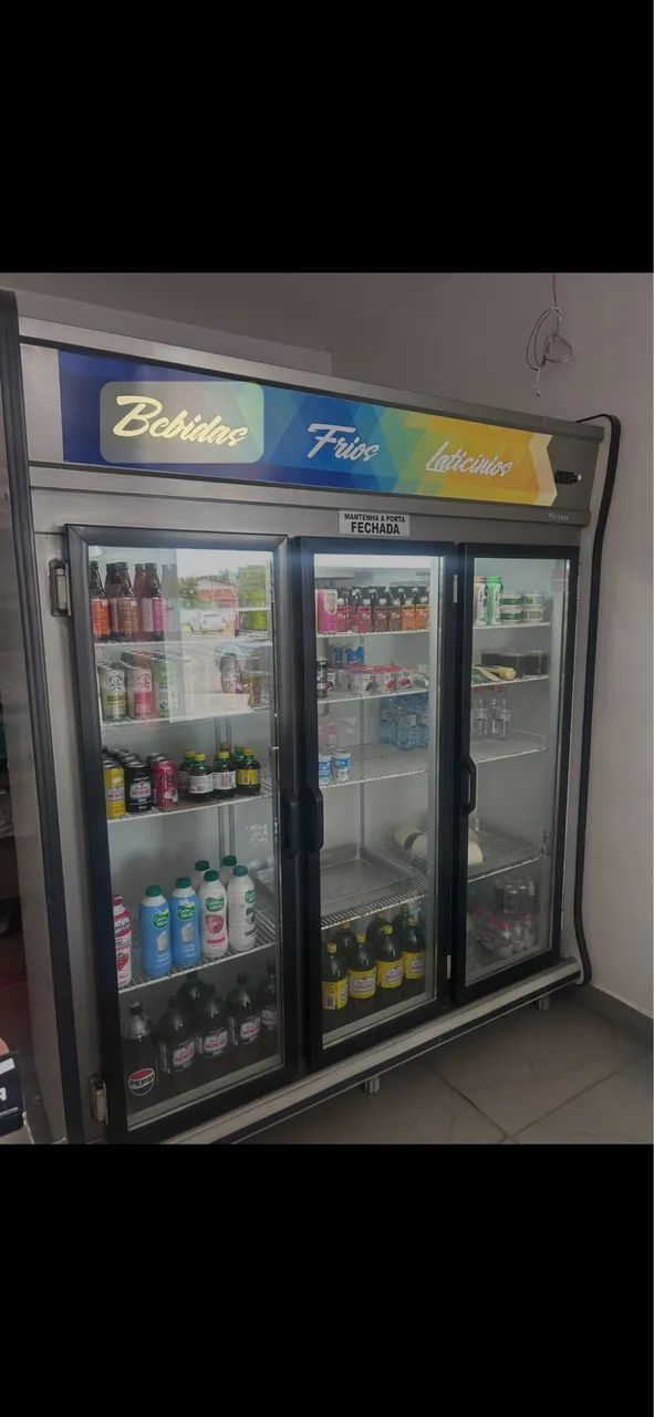 Expositor refrigerador alto serviço 