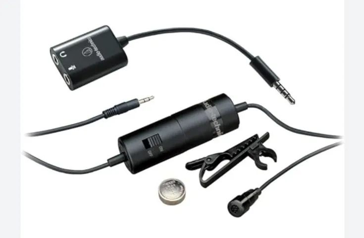 Microfone Lapela Audio-technica Para Entrevistas Atr3350is - Foto 3