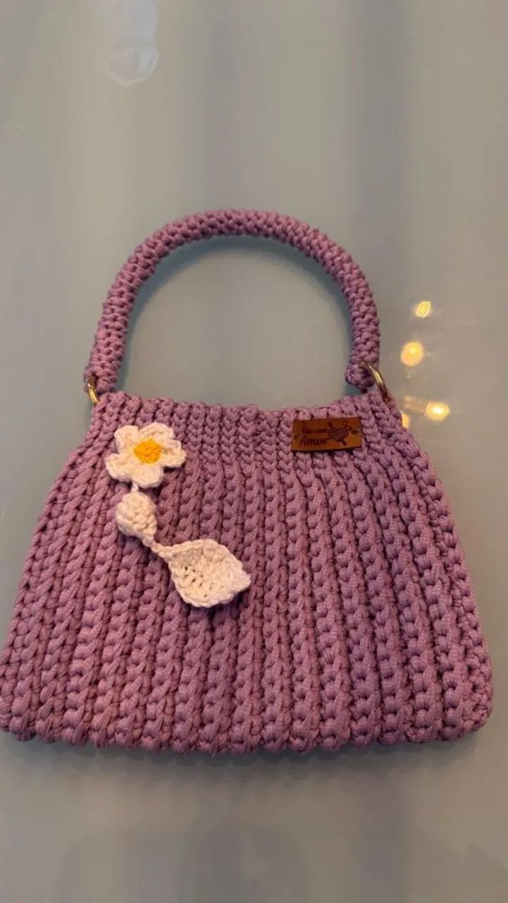 Bolsa crochê  - Foto 4