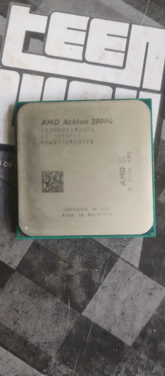 Vendo AMD Athlon 3000G acompanhado do cooler original AMD. - Foto 3