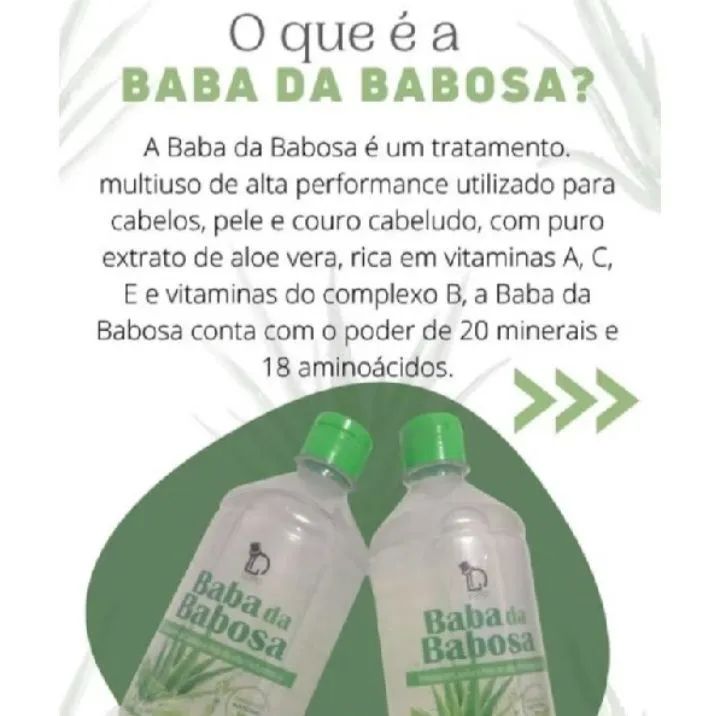 Vendo baba da babosa  produto natural pro cabelo e rosto - Foto 3
