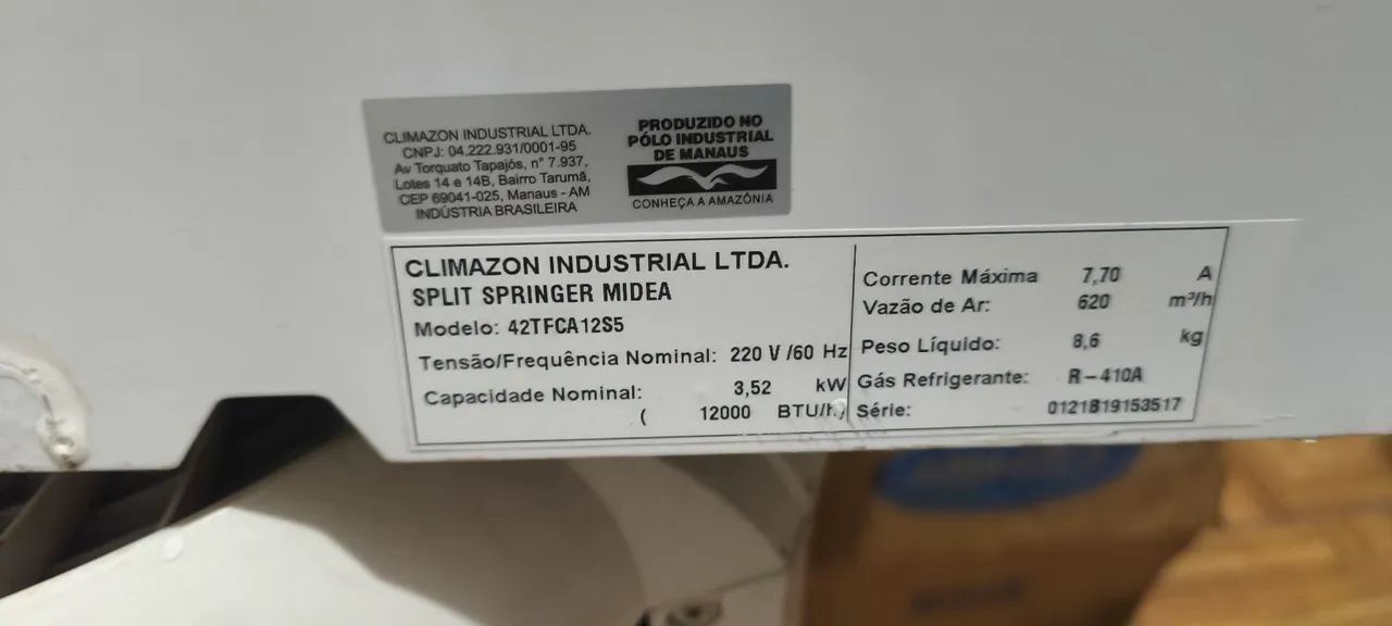 Ar condicionado split convencional Midea evolution  - Foto 5