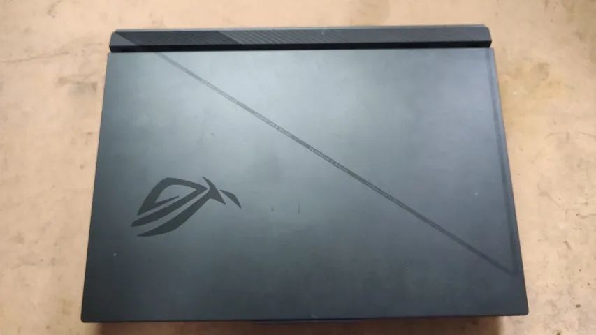 Tela Completa com Webcam, Dobradiças e cabo flat para Notebook Asus Gamer Rog Strix G16 
