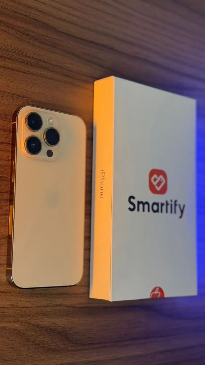 iPhone 14 Pro Dourado 128GB - Bateria 100% | Loja física em