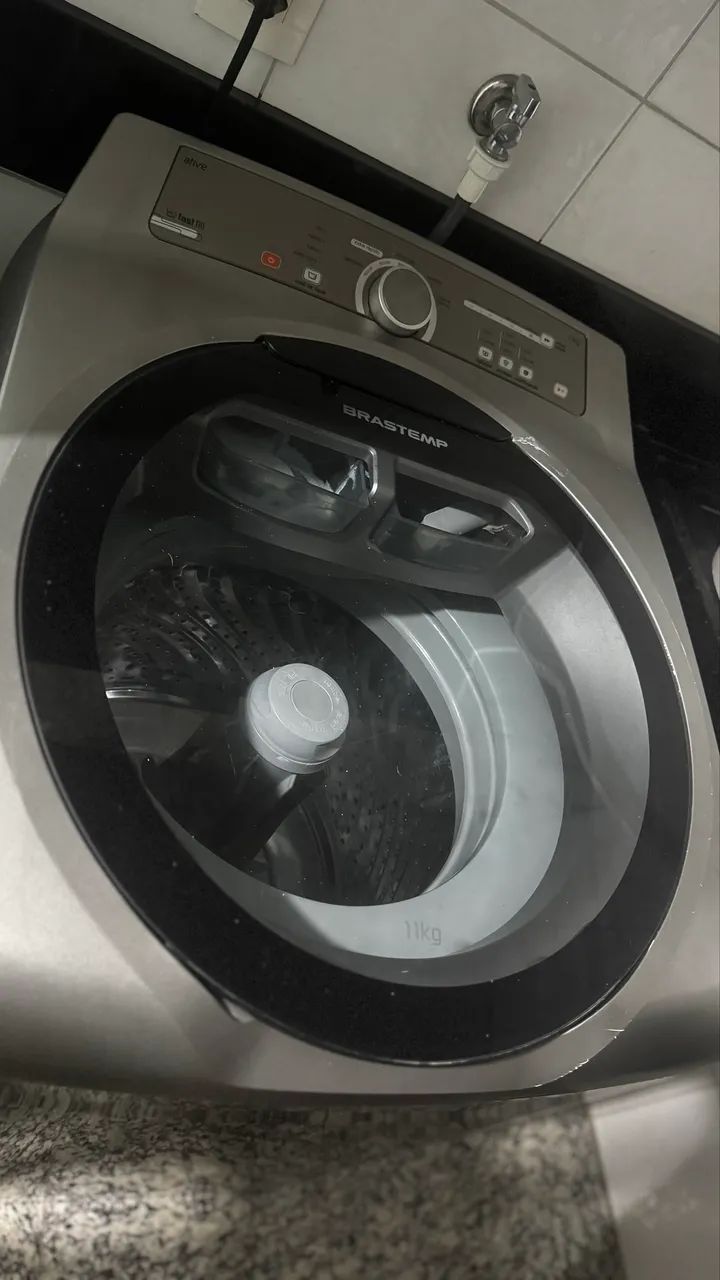 Vendo máquina de lavar Brastemp 11 kg, cinza  - Foto 2