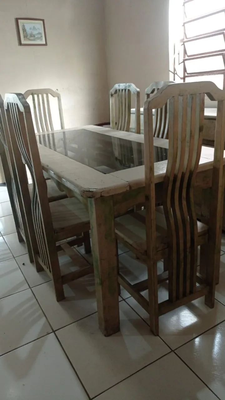Mesa de jantar com 6 cadeiras - Foto 2