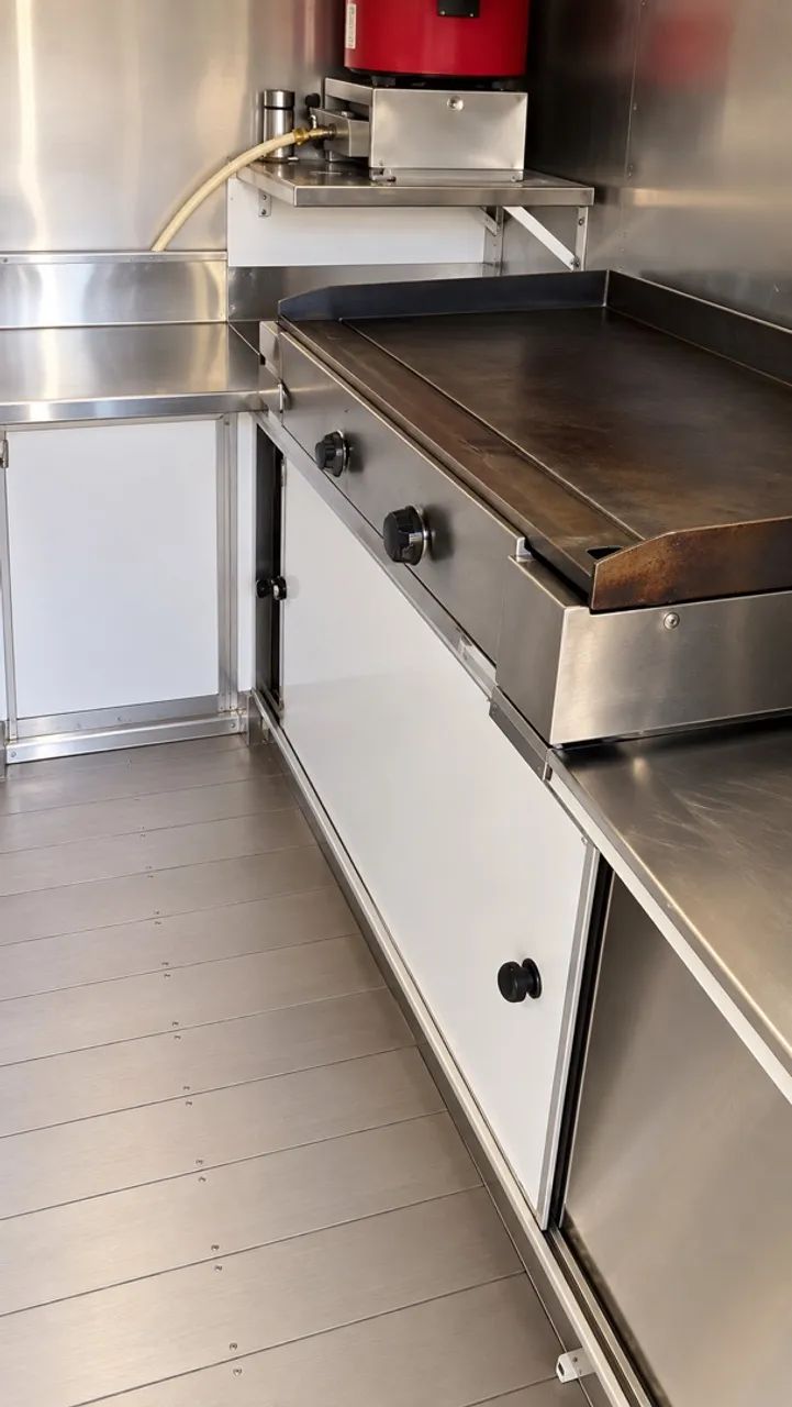 Trailer completo para lanches - pronto para trabalhar - Foto 4