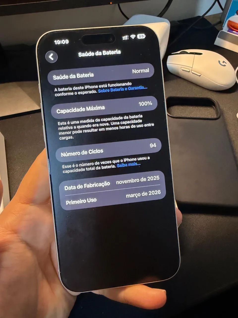 iPhone 17 pro max 512GB +(nota fiscal e acessórios) - Foto 3