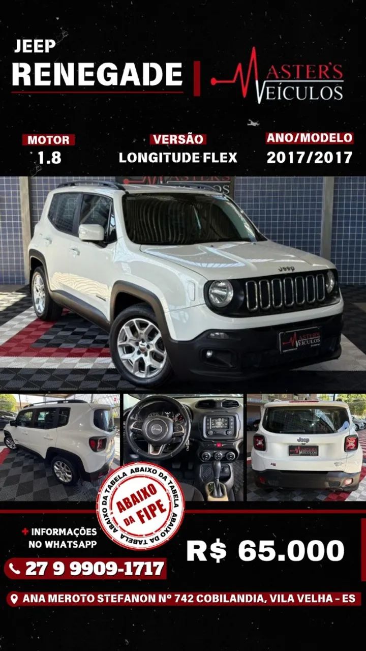 Jeep Renegade Renegade Longitude 1.8 4x2 Flex 16V Aut. 2017