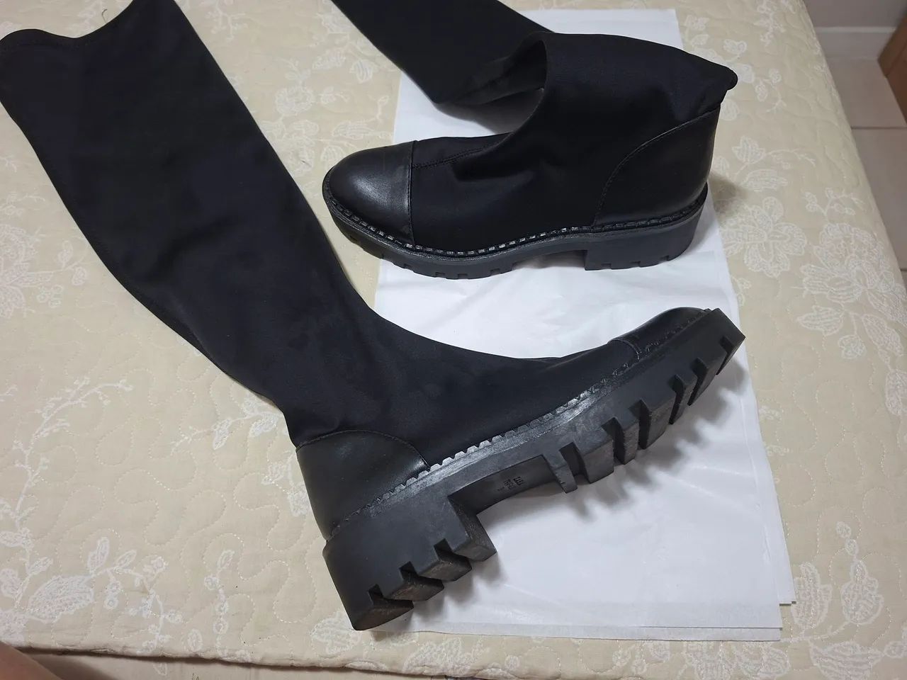 Bota coturno Zara 36 - Foto 4