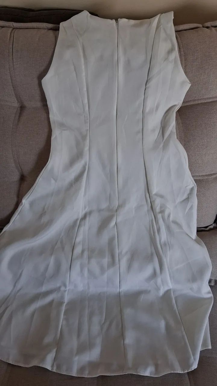 Vestido Branco Casamento Civil  - Foto 2