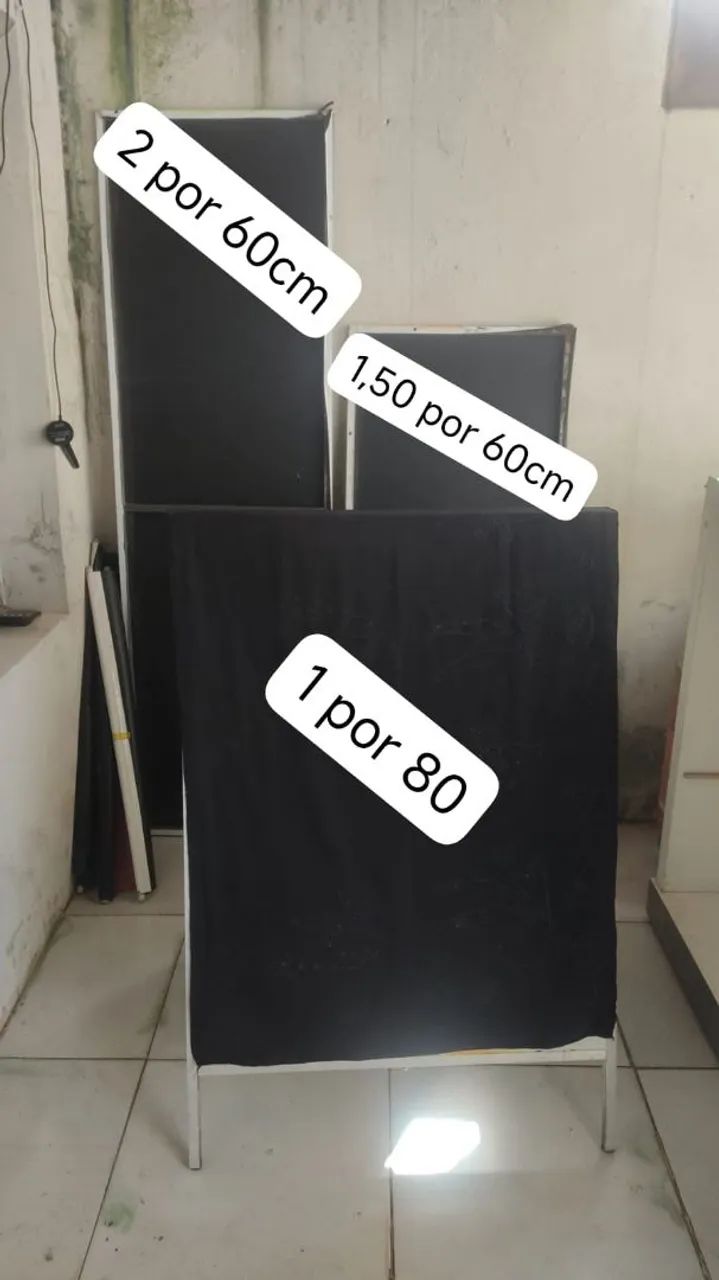 Kit propaganda, 2 toldo e cavalete 250$