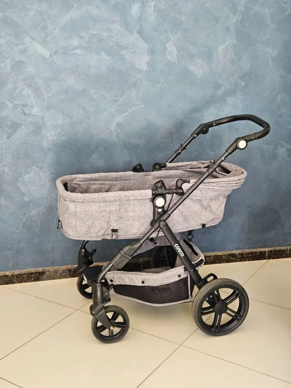 Carrinho de Bebê Moisés Cosco Poppy Duo - Foto 2