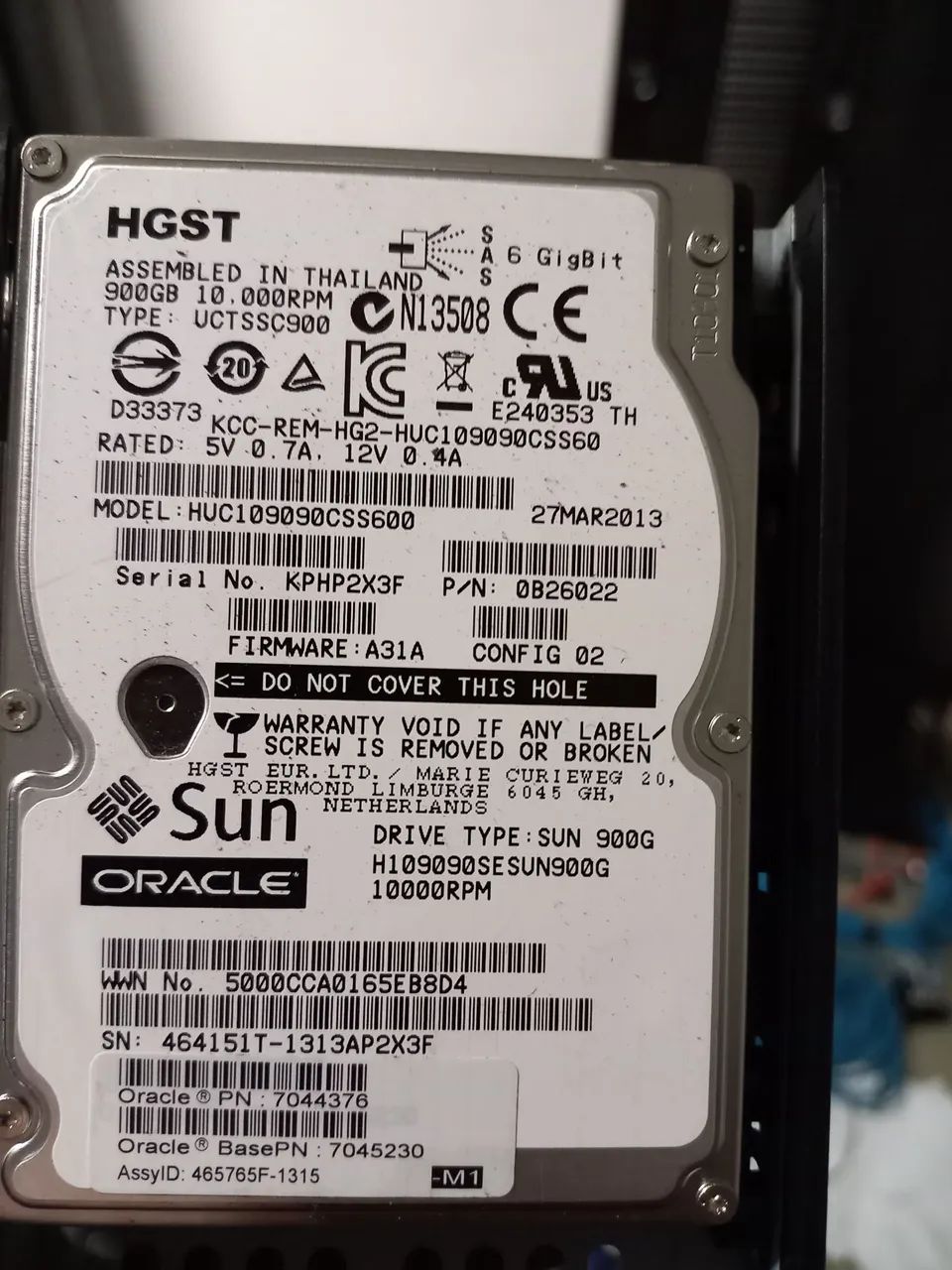 HD Oracle 900 Gb 