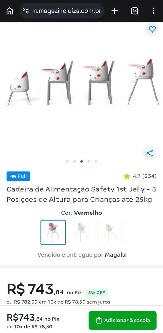 Cadeira de Alimentação Safety 1st - Foto 3