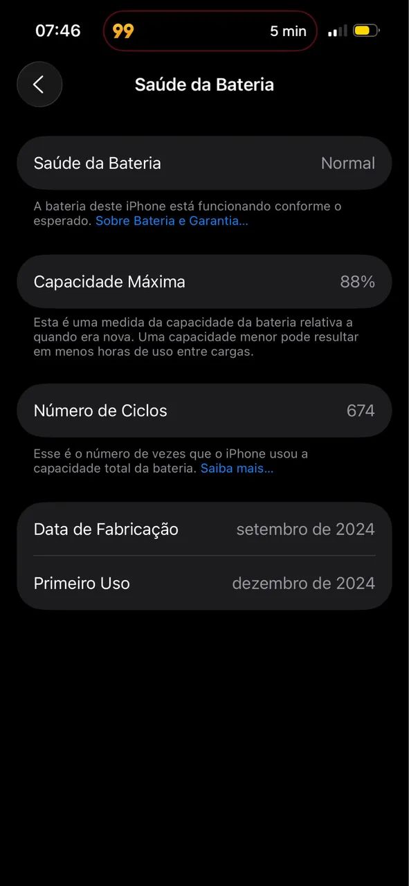 iPhone 15 128 GB Preto - Original | Excelente Estado - Foto 2