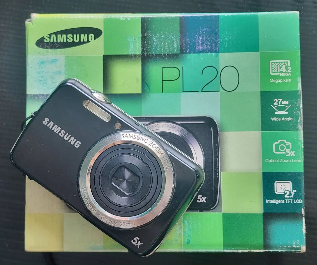 Câmera Samsung PL20 14.2MP Completa na Caixa - Foto 2