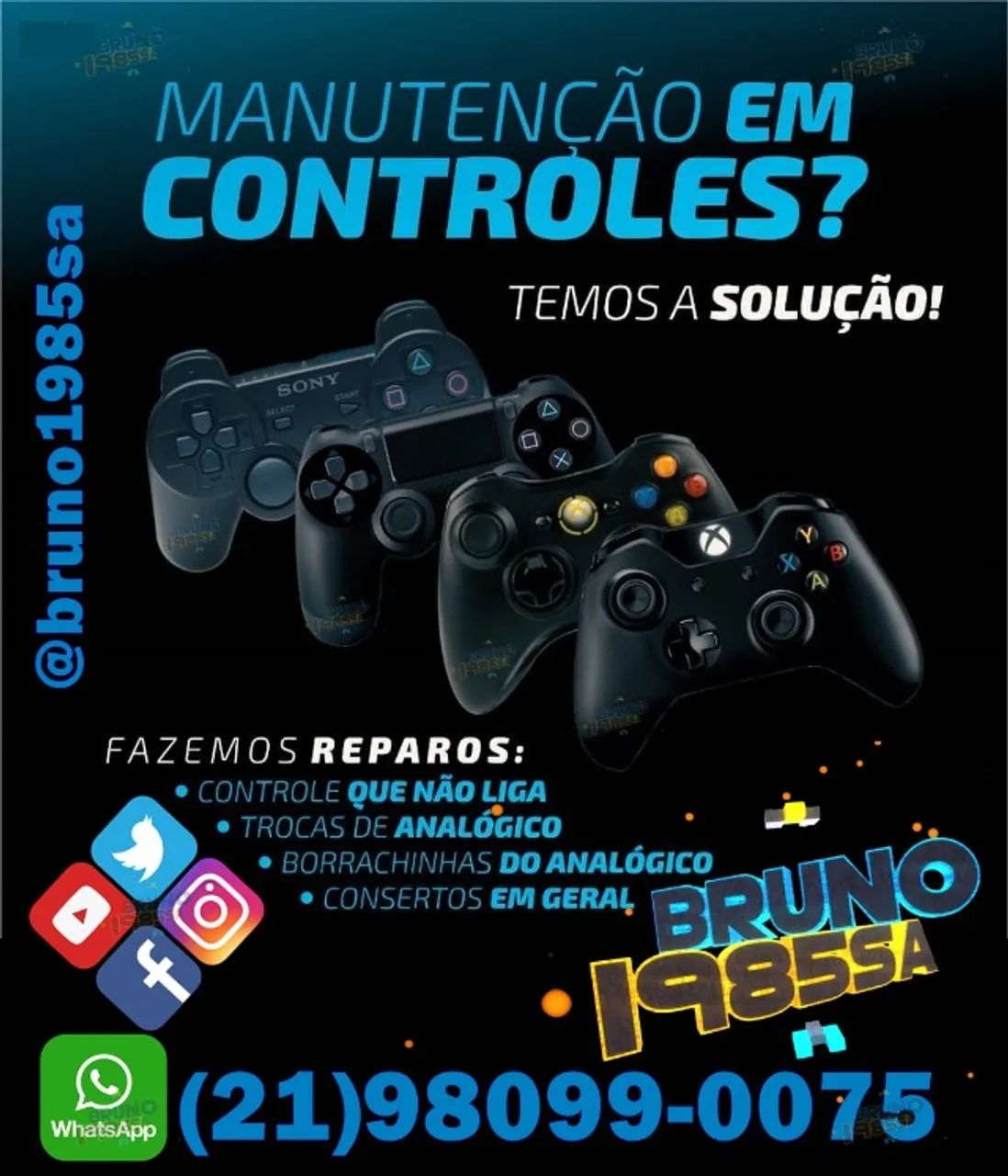 Seu controle começou apresentar falhas? Também resolvemos! :D - Foto 4