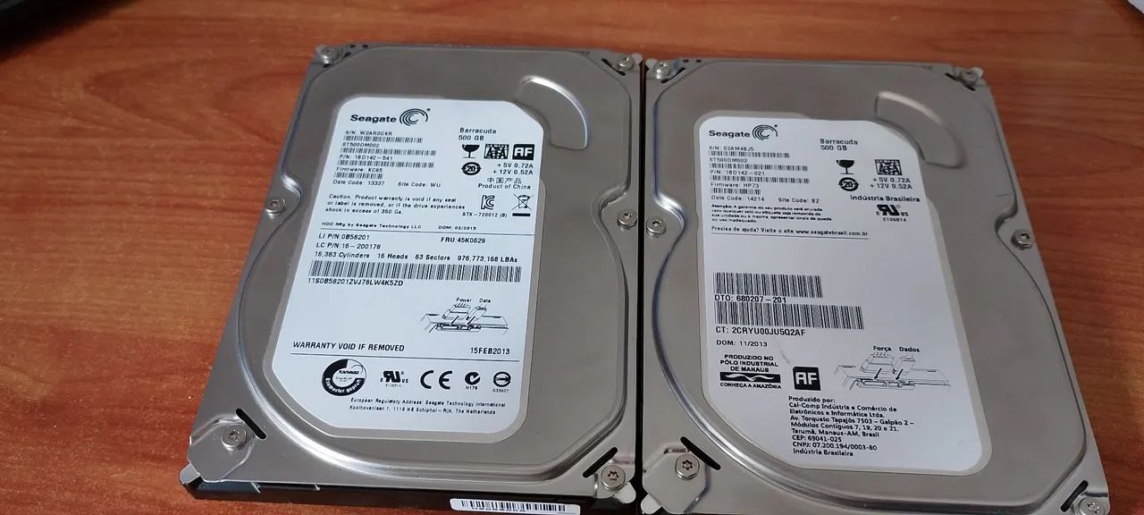 Vendo 2 excelentes hds seagate 500 GB para Pc desktop - Foto 2