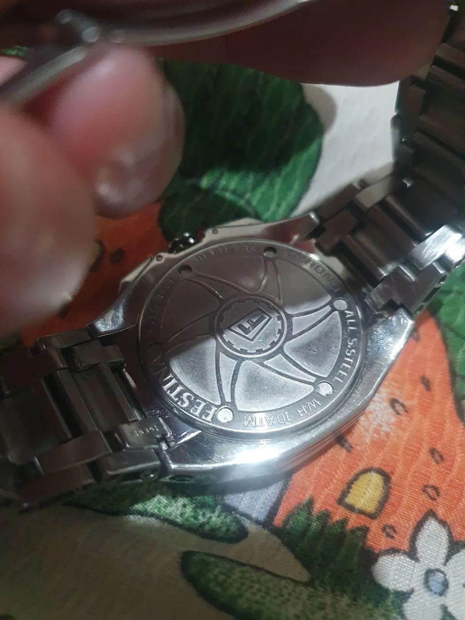 Festina original  funcionando normalmente todo em aço inox  - Foto 2