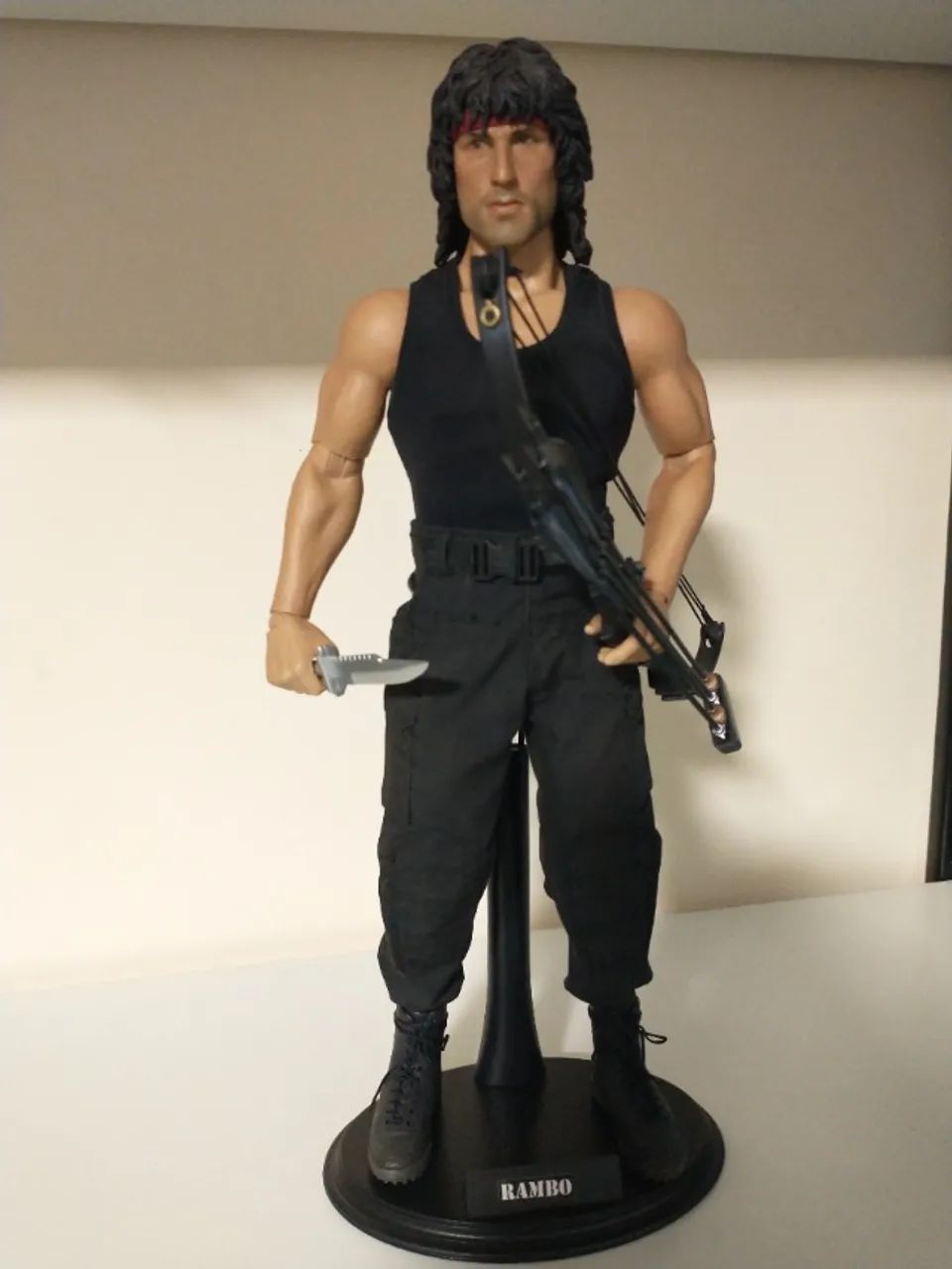 RAMBO 1/6 tipo hot toys e sideshow