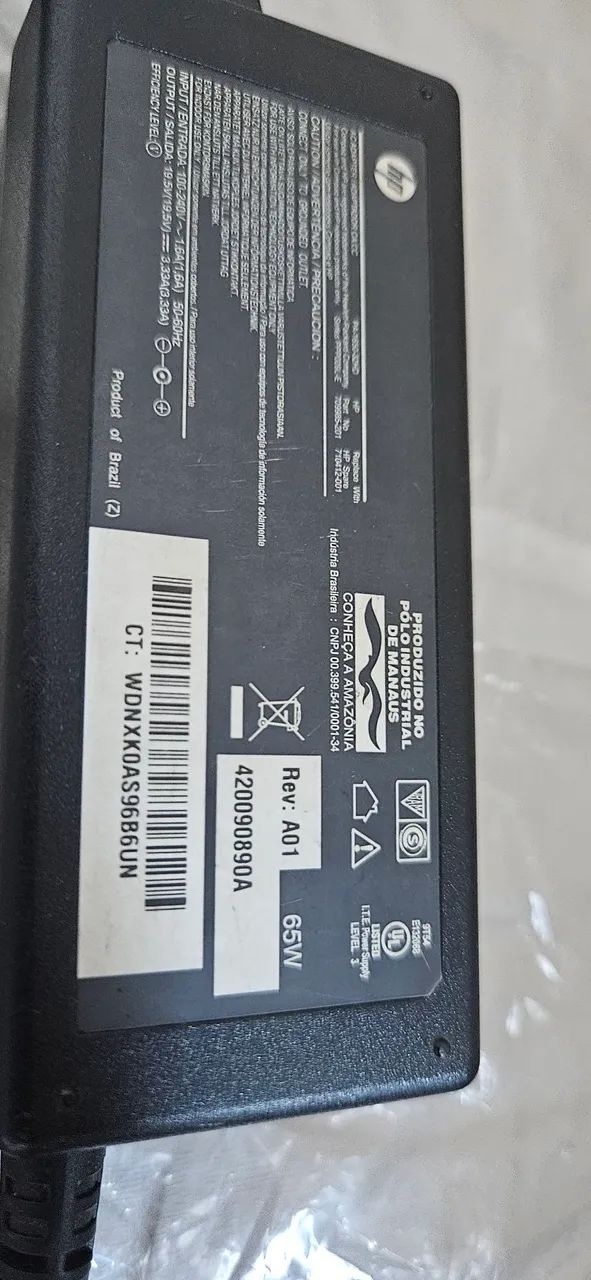 Carregador HP PA-1650-32HD