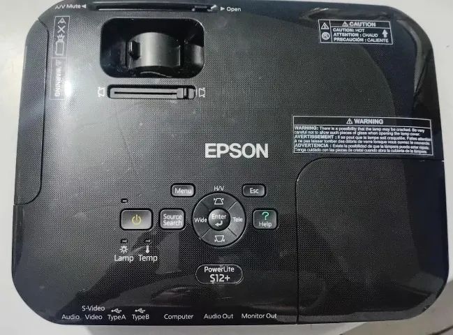 DATA SHOW EPSON POWERLITE S12+ - KIT COMPLETO - R$ 800,00 - Foto 2