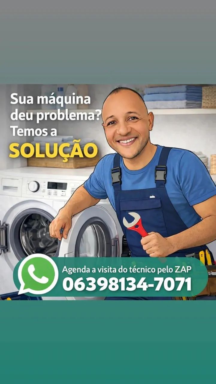 Técnico em máquina de lavar, maquina lava e seca, lavadoras  - Foto 5