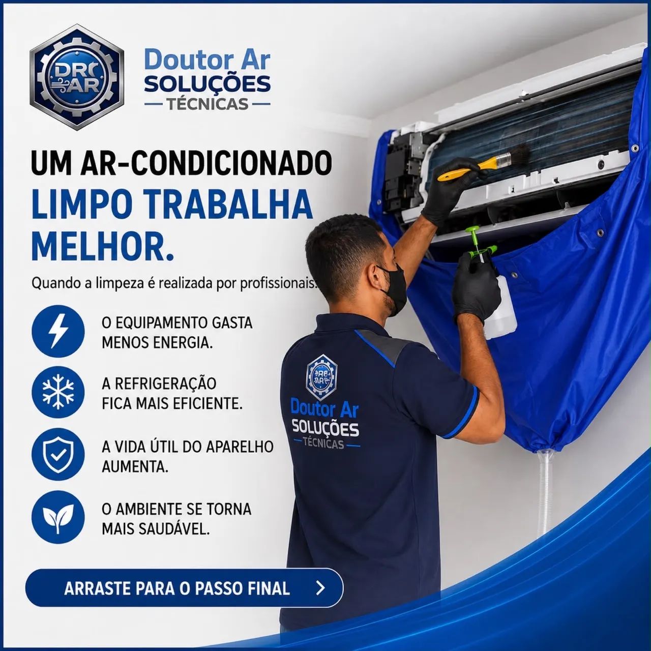LIMPEZA TÉCNICA DE AR-CONDICIONADO - Foto 4