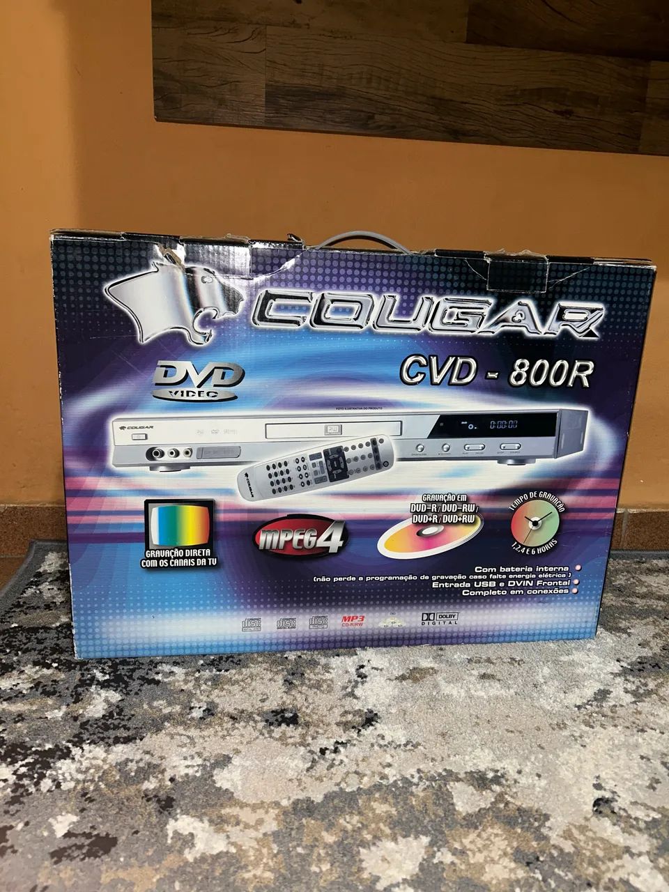 DVD E CVD COUGAR 800R