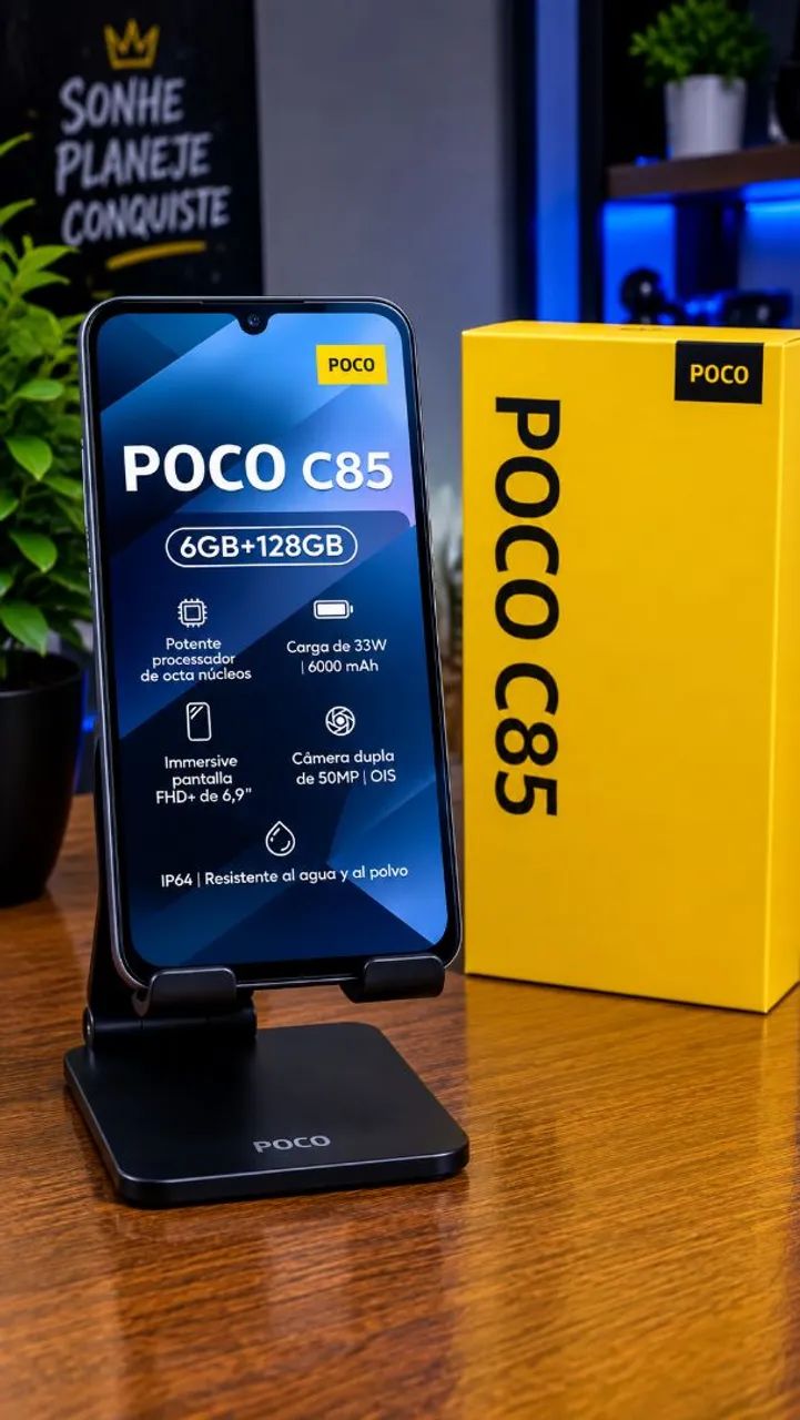 Xiaomi Poco C85 8/256Gb NFC - Celulares e Smartphones - Parque das