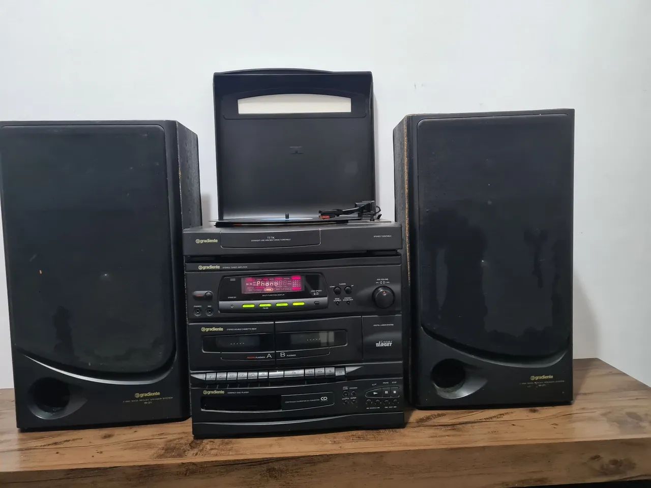 Som Gradiente  (Com toca disco )