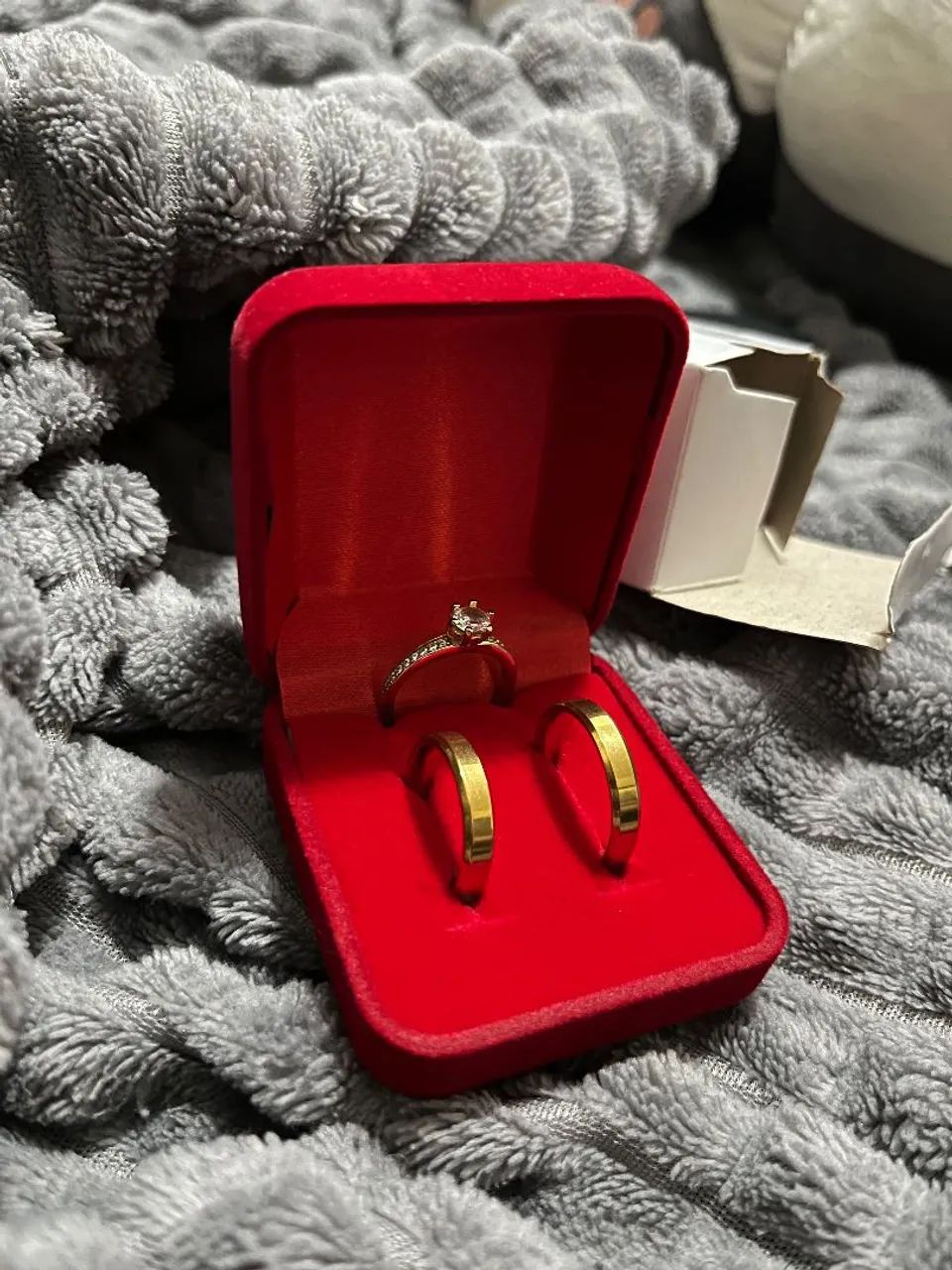 Alianças banhada a ouro18k  - Foto 3