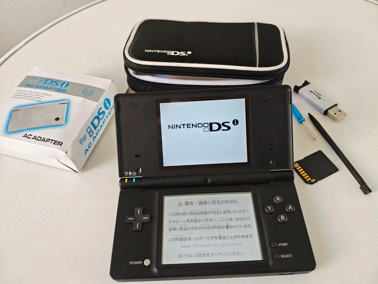 Nintendo DSI japonês preto - desbloqueado - Consoles de Vídeo Game