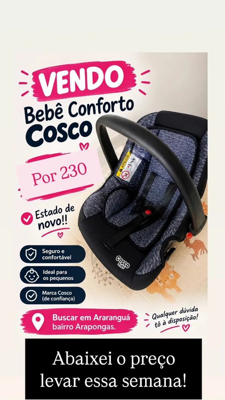 Bebe conforto cosco  - Foto 2