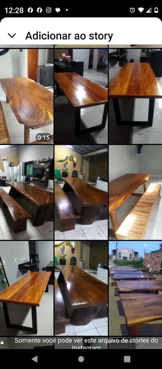 Mesa em madeira  - Foto 3
