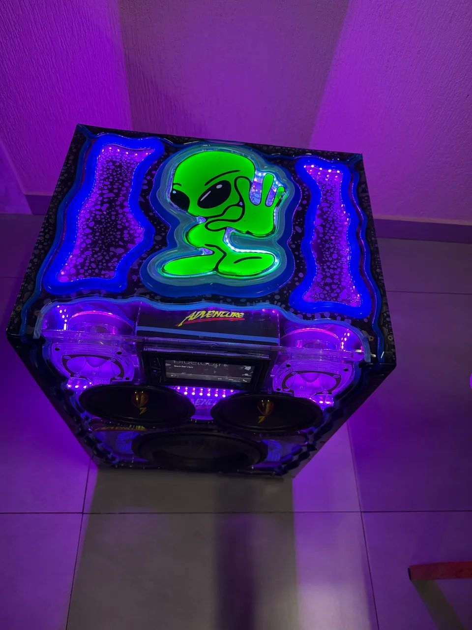 Caixa de Som residencial full acrílico  - Foto 2