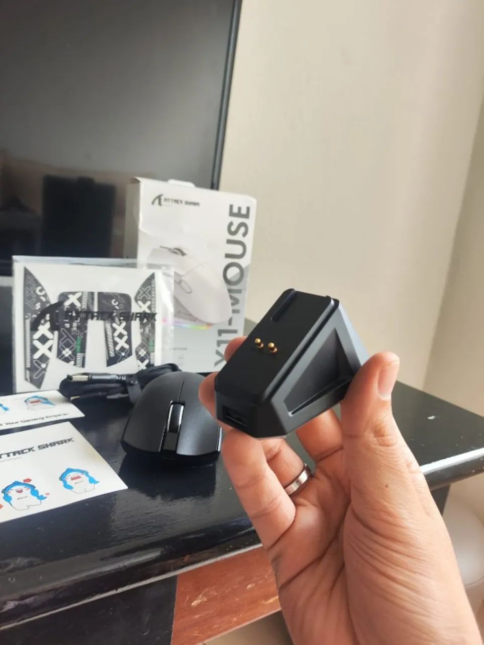 Mouse Gamer Sem Fio Attack Shark X11 - Foto 4