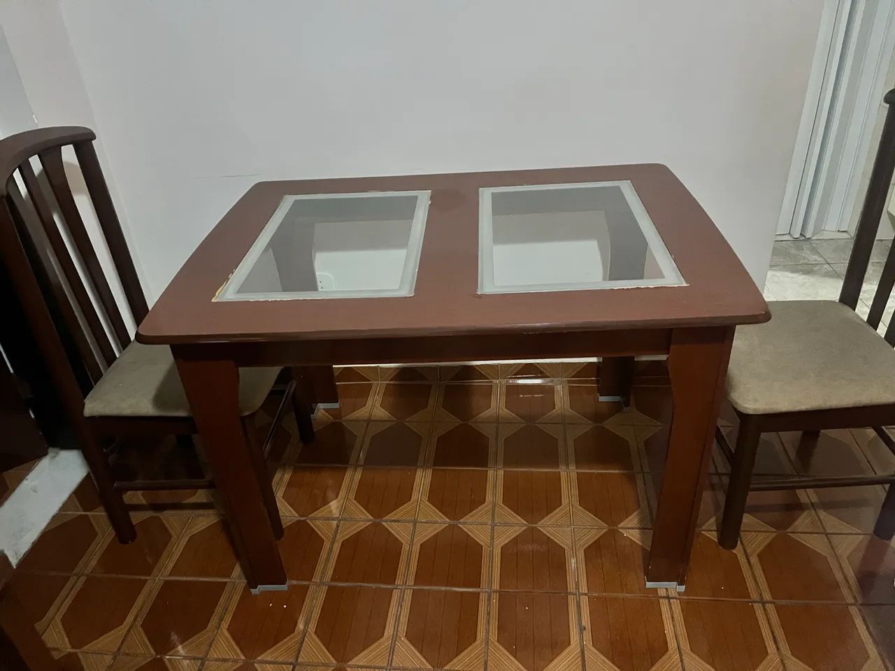 Mesa Jantar + 3 cadeiras Desapego - Foto 5